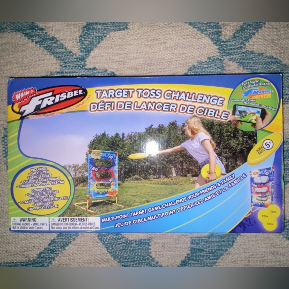 Wham-O Frisbee Target Toss Challenge Game - Blue and Yellow